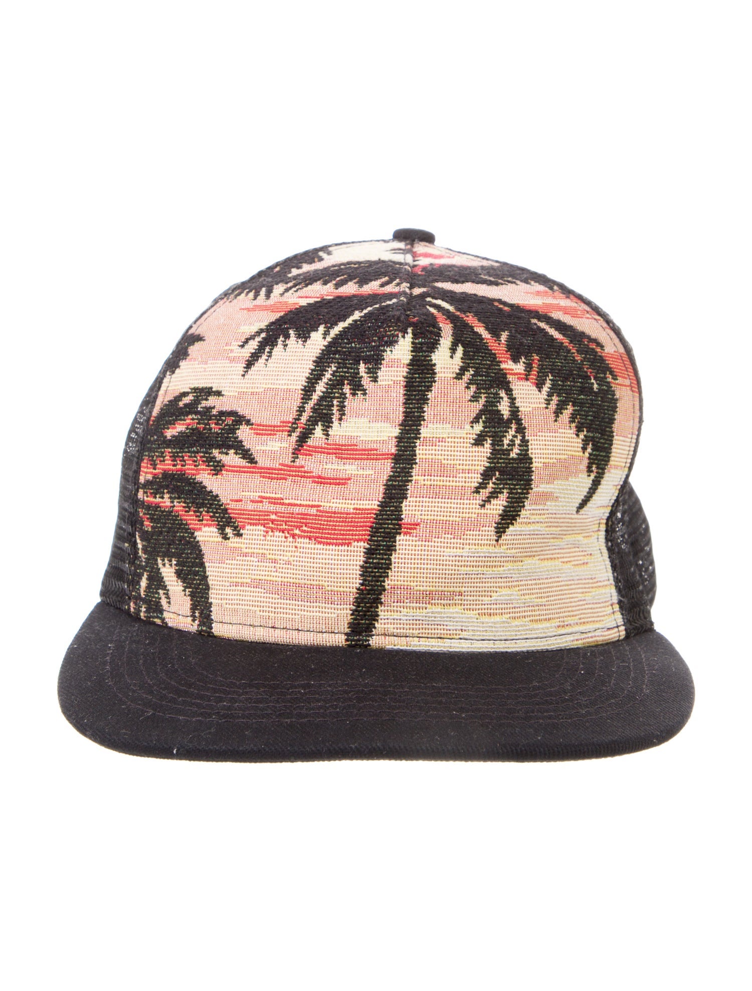 Saint Laurent Palm Tree Trucker Cap