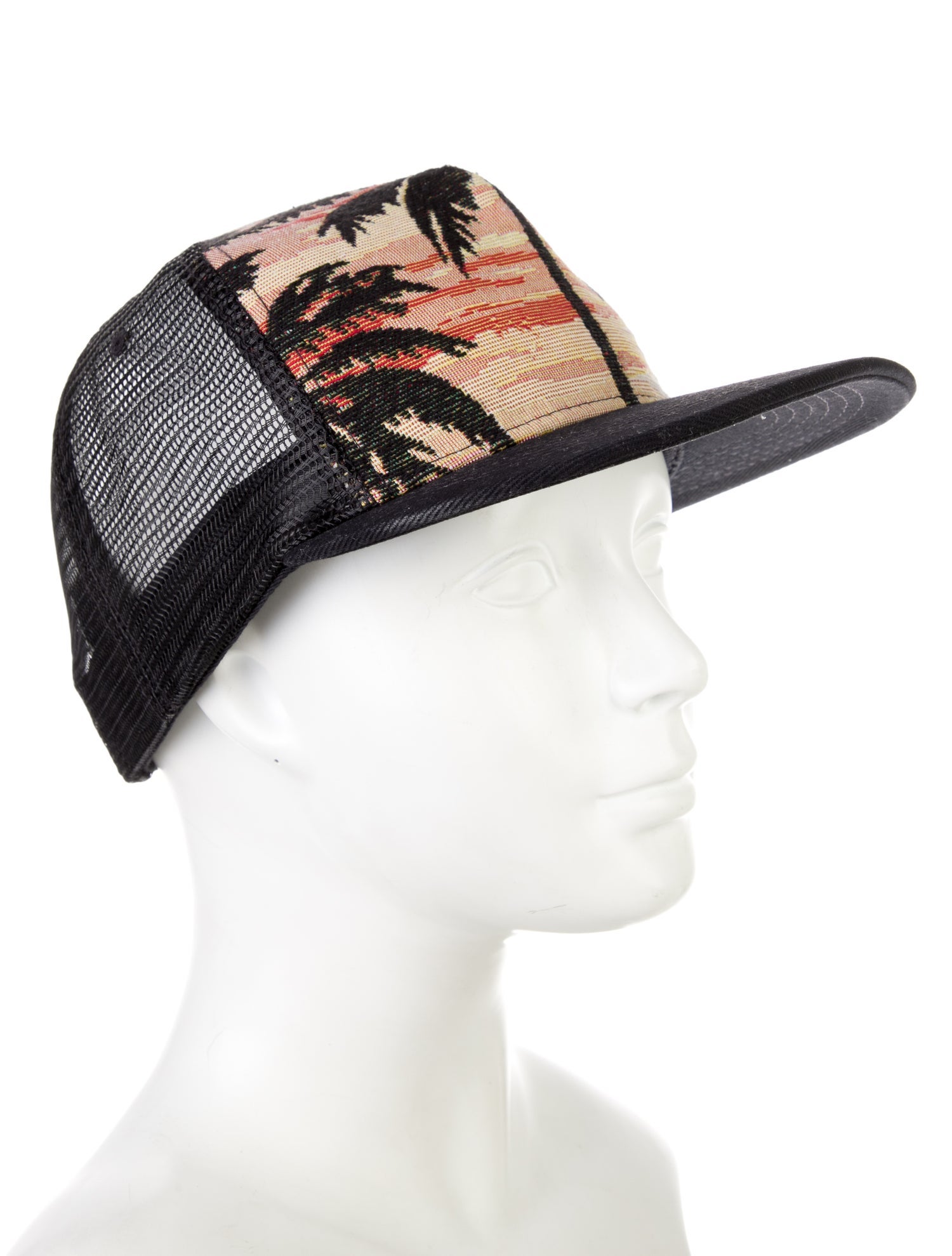 Saint Laurent Palm Tree Trucker Cap