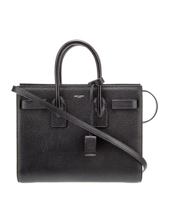 Saint Laurent Leather Sac De Jour Large