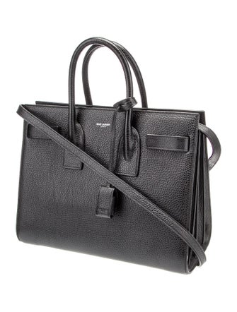 Saint Laurent Leather Sac De Jour Large