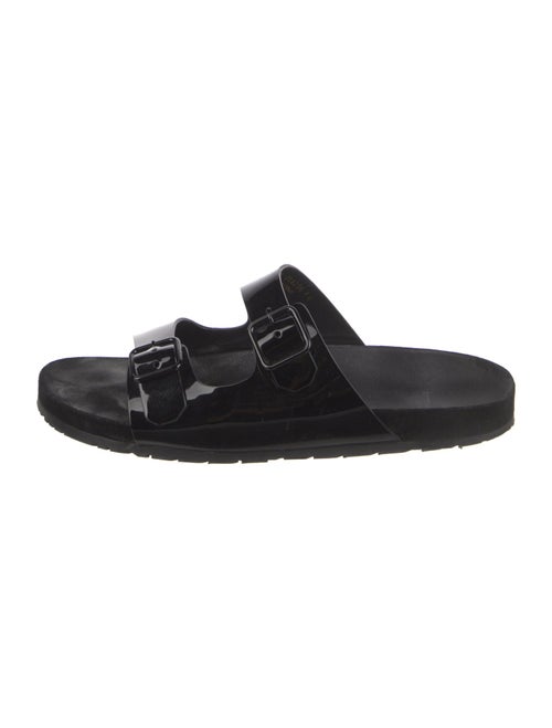 Saint Laurent Patent Leather Slides