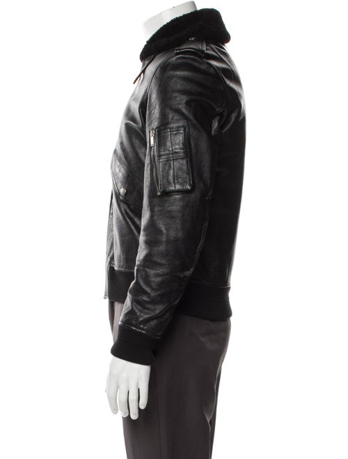 Saint Laurent 2019 Leather Bomber Jacket