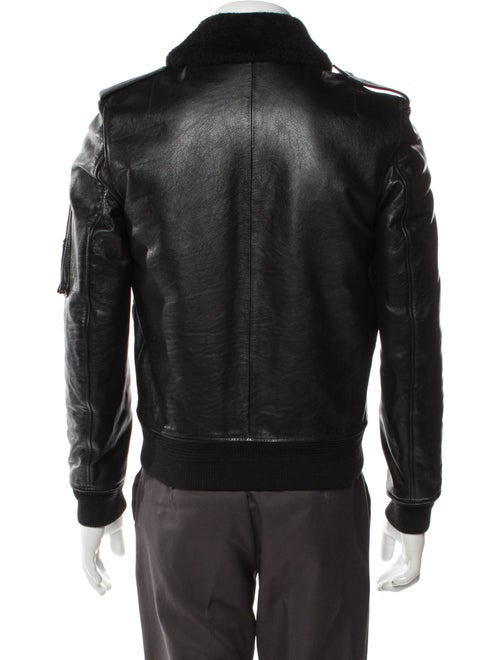 Saint Laurent 2019 Leather Bomber Jacket