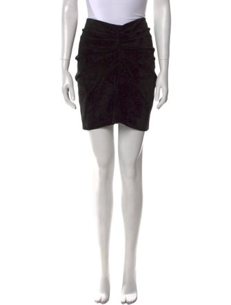 Saint Laurent Suede Mini Skirt