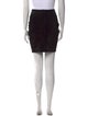 Saint Laurent Suede Mini Skirt