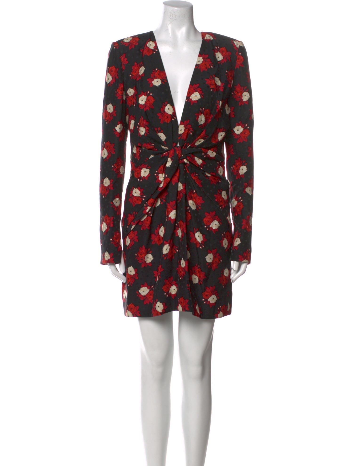 Saint Laurent Silk Mini Dress