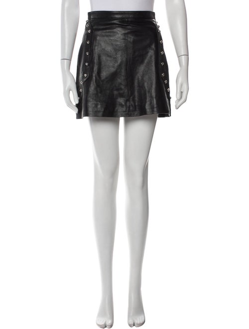 Saint Laurent Studded Accents Mini Skirt