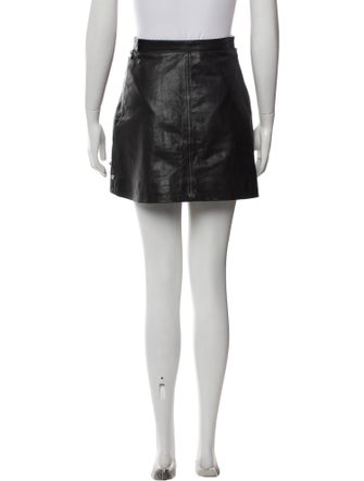 Saint Laurent Studded Accents Mini Skirt