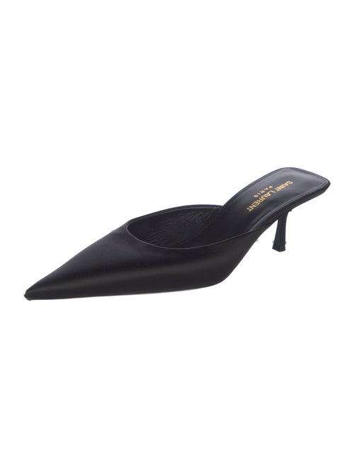 Saint Laurent Leather Mules