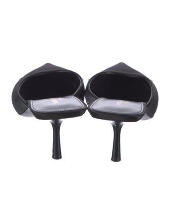 Saint Laurent Leather Mules