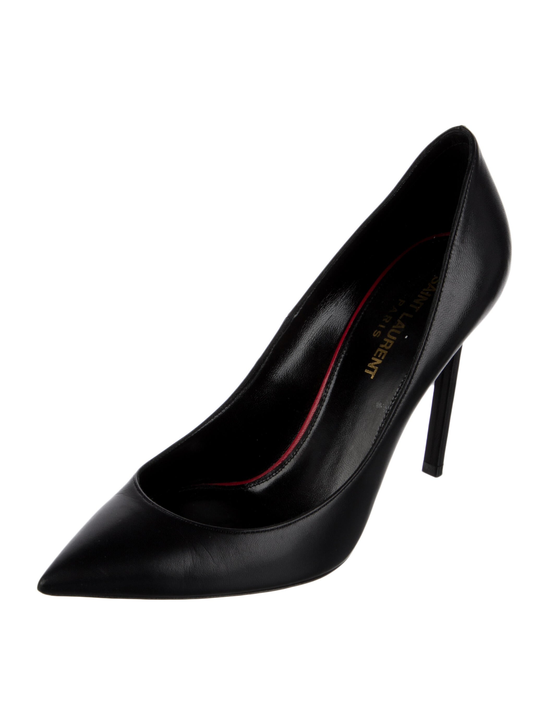 Saint Laurent Anja Leather Pumps