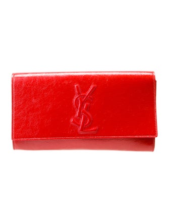 Saint Laurent Patent Leather Clutch