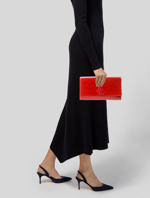 Saint Laurent Patent Leather Clutch
