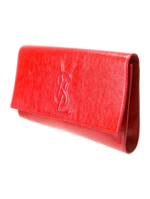 Saint Laurent Patent Leather Clutch