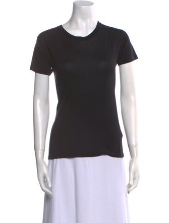 Saint Laurent Crew Neck Short Sleeve T-Shirt