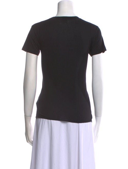 Saint Laurent Crew Neck Short Sleeve T-Shirt