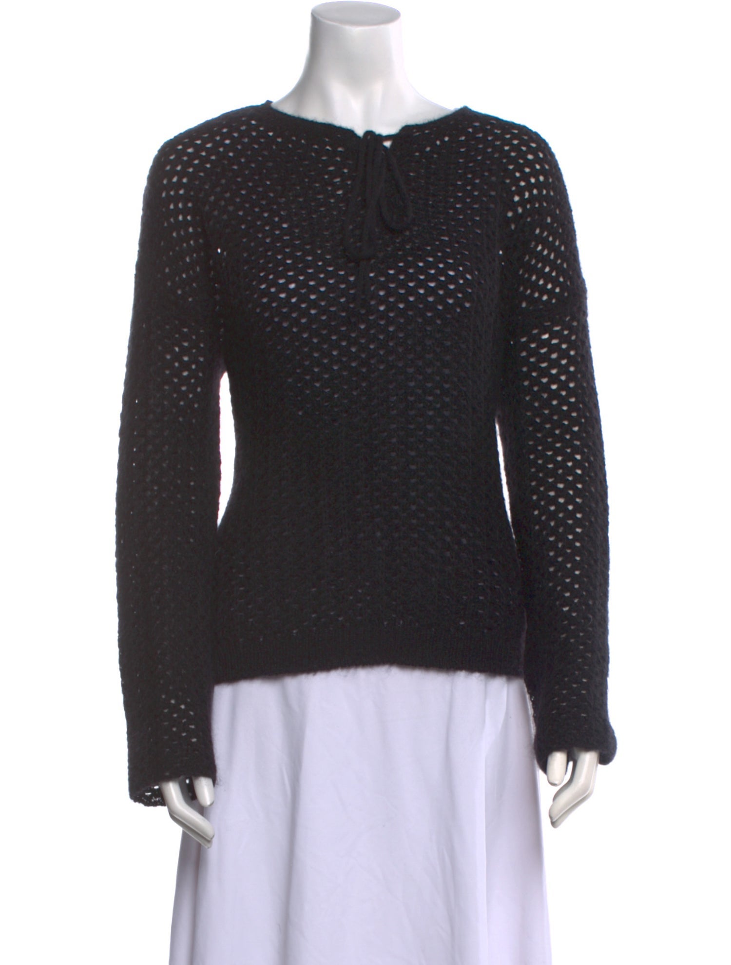 Saint Laurent Wool Bateau Neckline Sweater w/ Tags