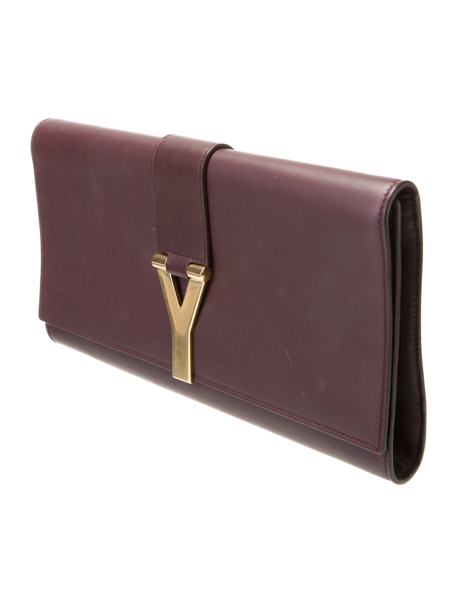 Saint Laurent Leather Clutch