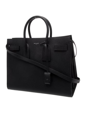 Saint Laurent Leather Sac De Jour Small