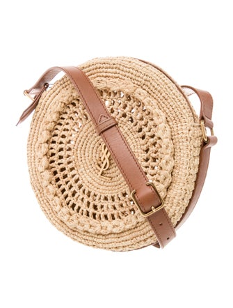Saint Laurent Raffia Sac Small