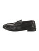 Saint Laurent Signature Logo Leather Loafers