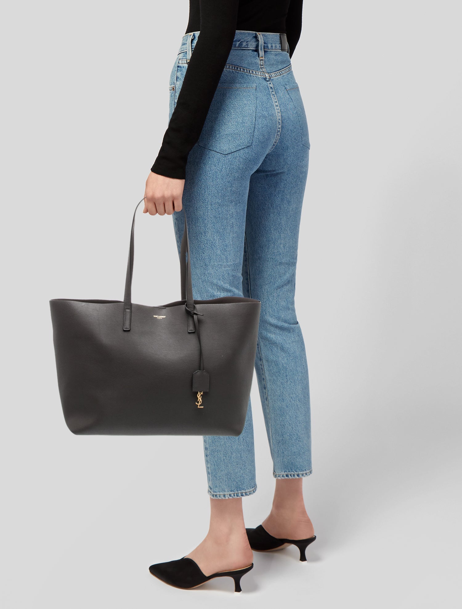 Saint Laurent Leather Shopping East West