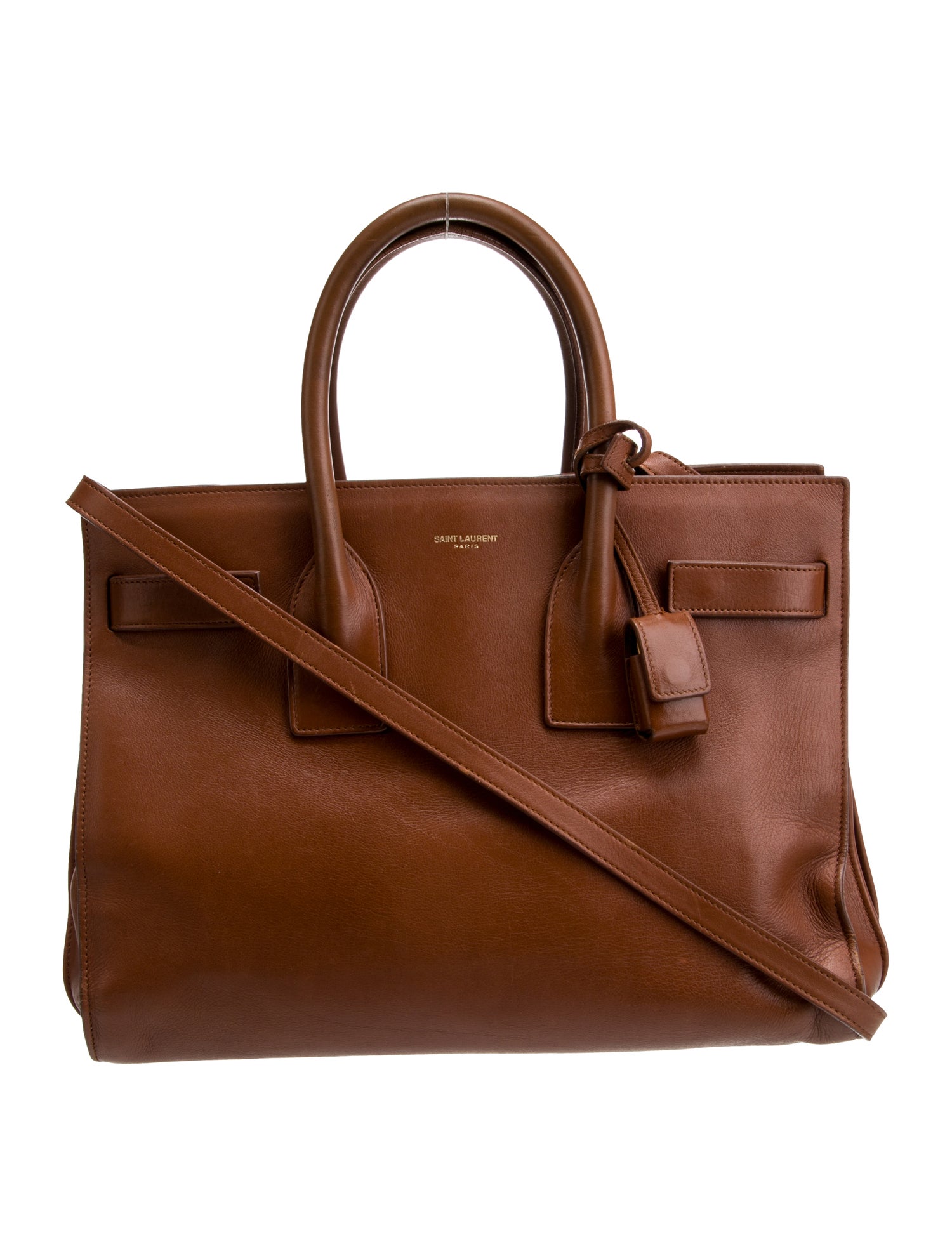 Saint Laurent Leather Sac De Jour Small