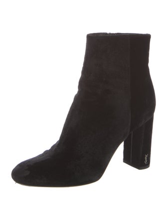 Saint Laurent Velvet Boots