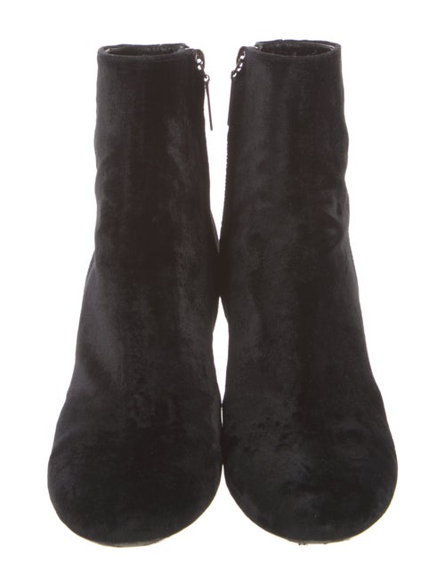 Saint Laurent Velvet Boots