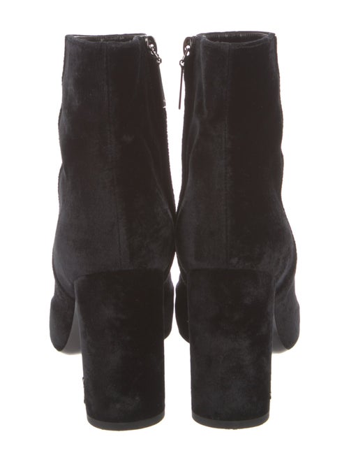 Saint Laurent Velvet Boots