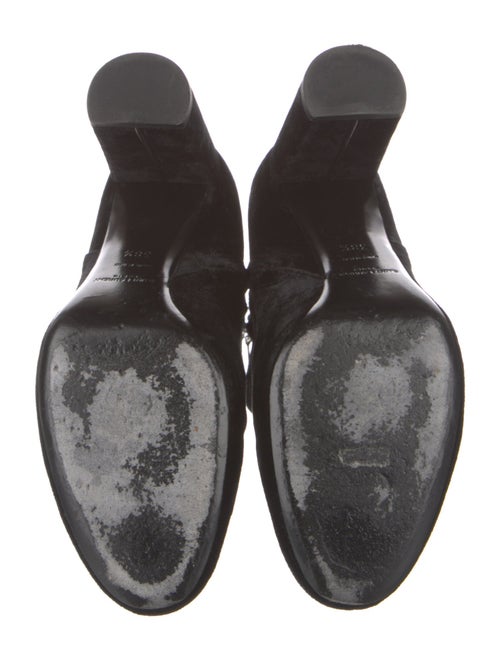 Saint Laurent Velvet Boots