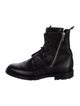 Saint Laurent Leather Combat Boots