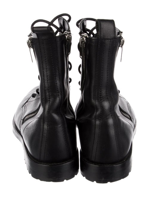 Saint Laurent Leather Combat Boots