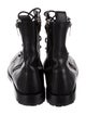 Saint Laurent Leather Combat Boots