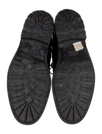 Saint Laurent Leather Combat Boots