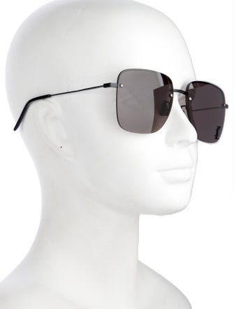 Saint Laurent Tinted Oversize Square Sunglasses