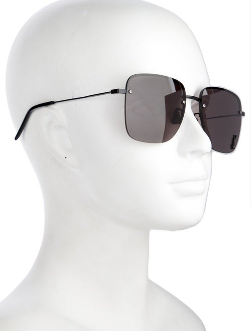 Saint Laurent Tinted Oversize Square Sunglasses