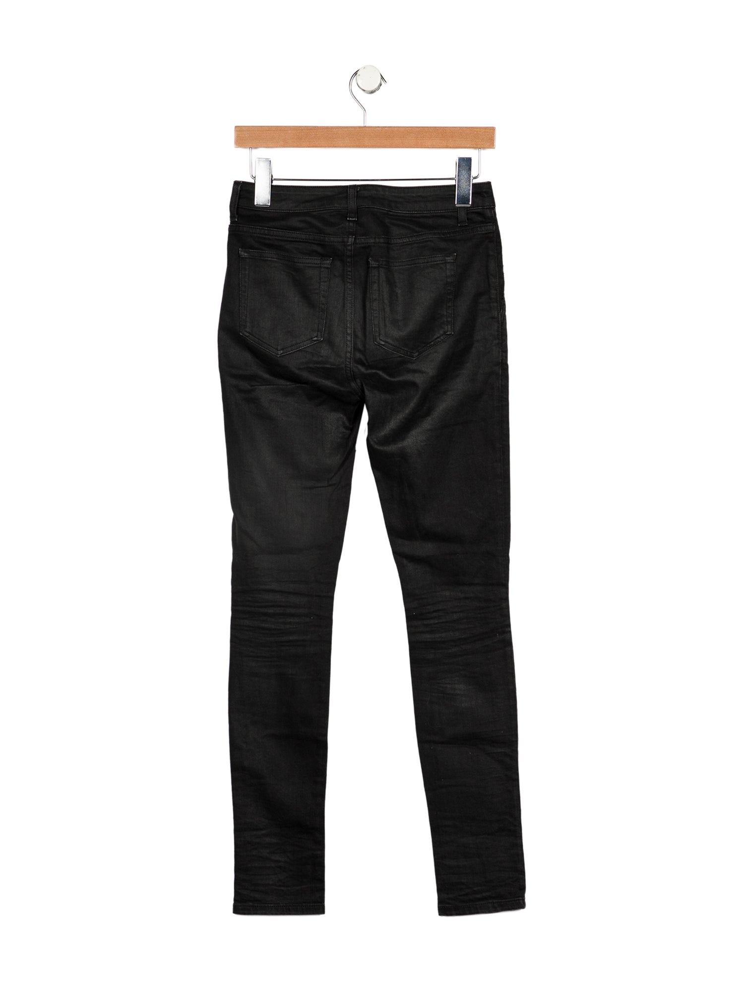Saint Laurent Mid-Rise Skinny Leg Jeans