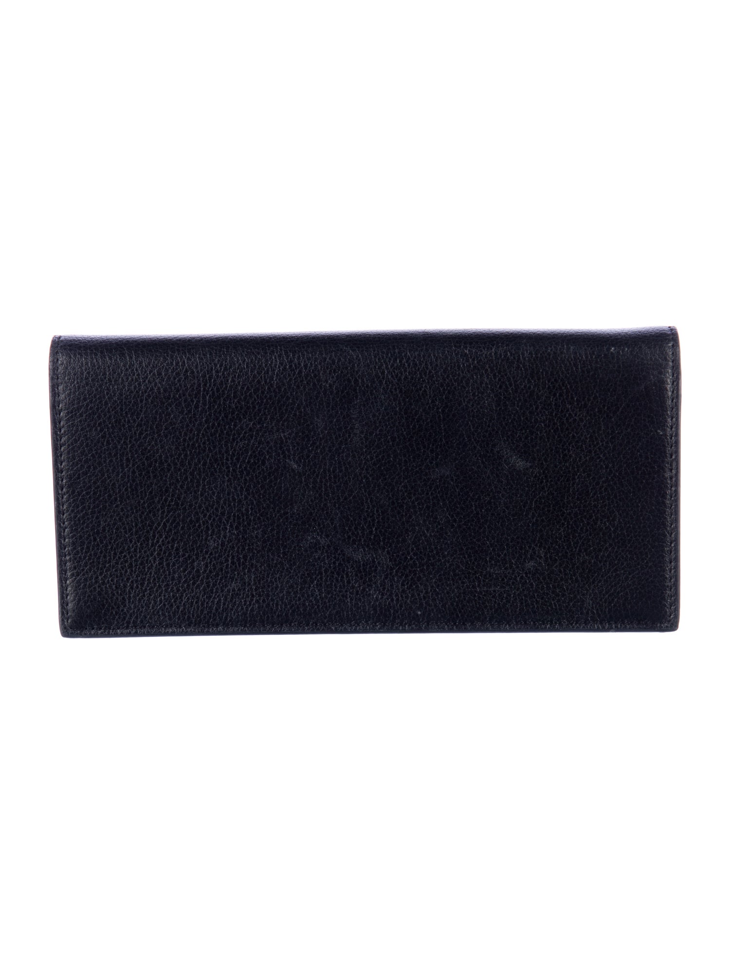 Saint Laurent Leather Card Holder Leather Continental Wallet