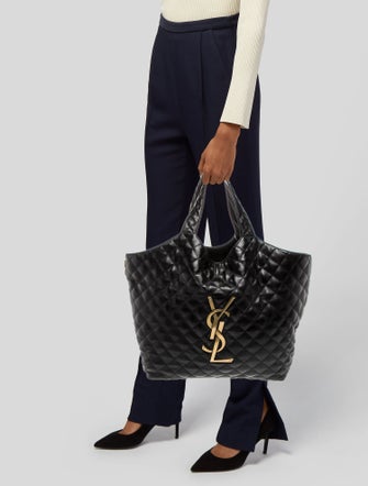 Saint Laurent Quilted Icare Maxi Shopping Bag 2022