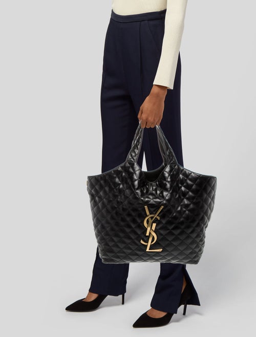 Saint Laurent Quilted Icare Maxi Shopping Bag 2022