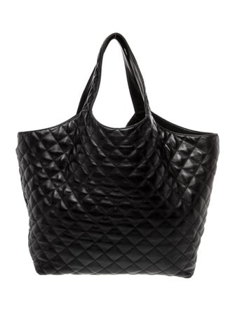Saint Laurent Quilted Icare Maxi Shopping Bag 2022
