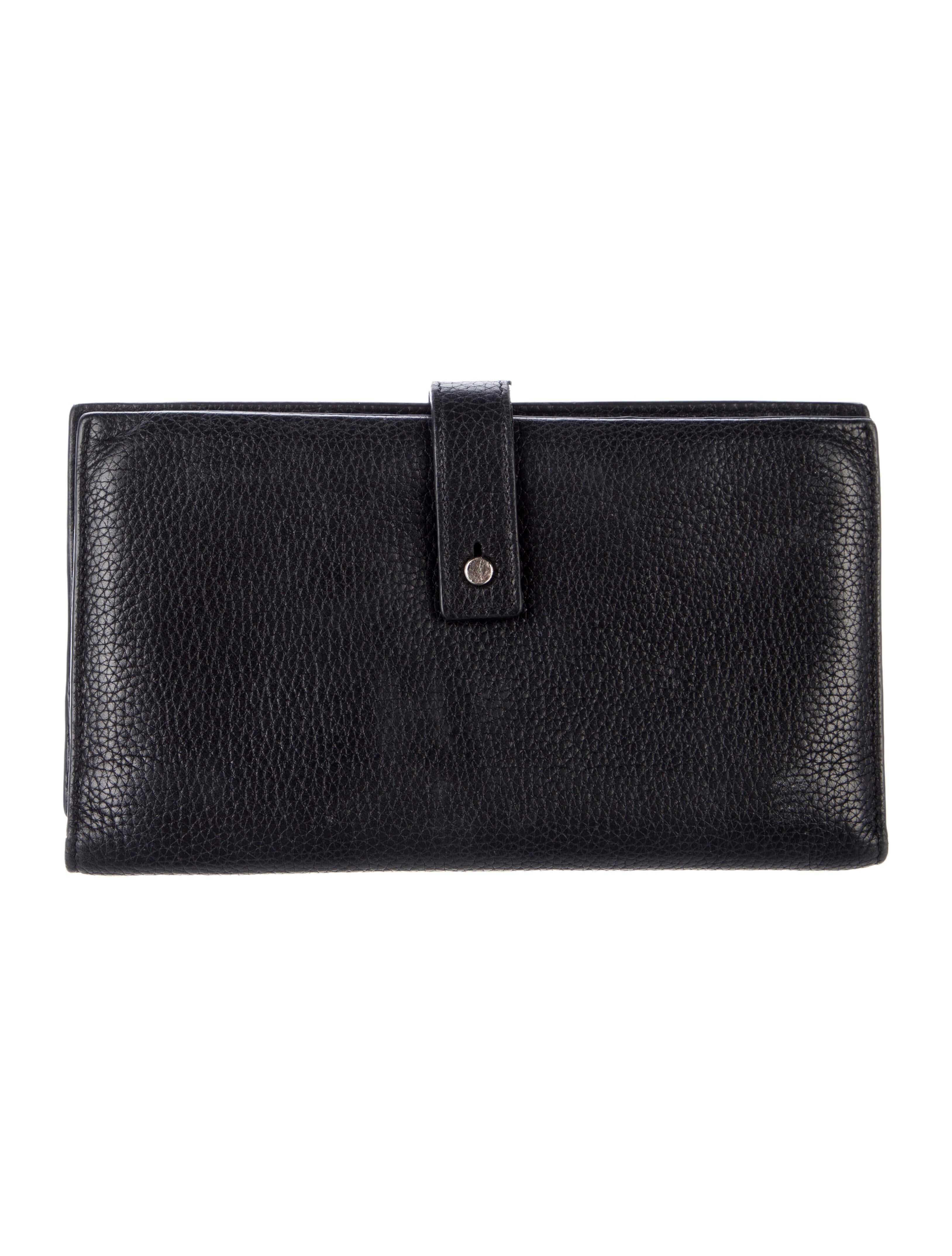 Saint Laurent 2017 Leather French Purse