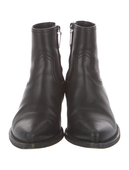 Saint Laurent Leather Western Boots