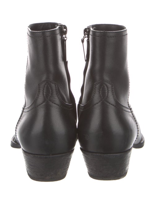 Saint Laurent Leather Western Boots
