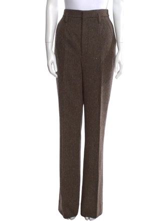 Saint Laurent Wool Wide Leg Pants