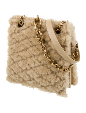 Saint Laurent Shearling Le Maillon Small