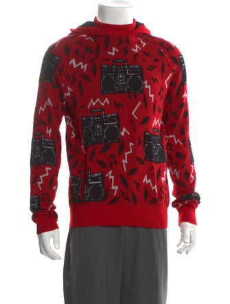 Saint Laurent 2019 Boom Box Intarsia Pullover