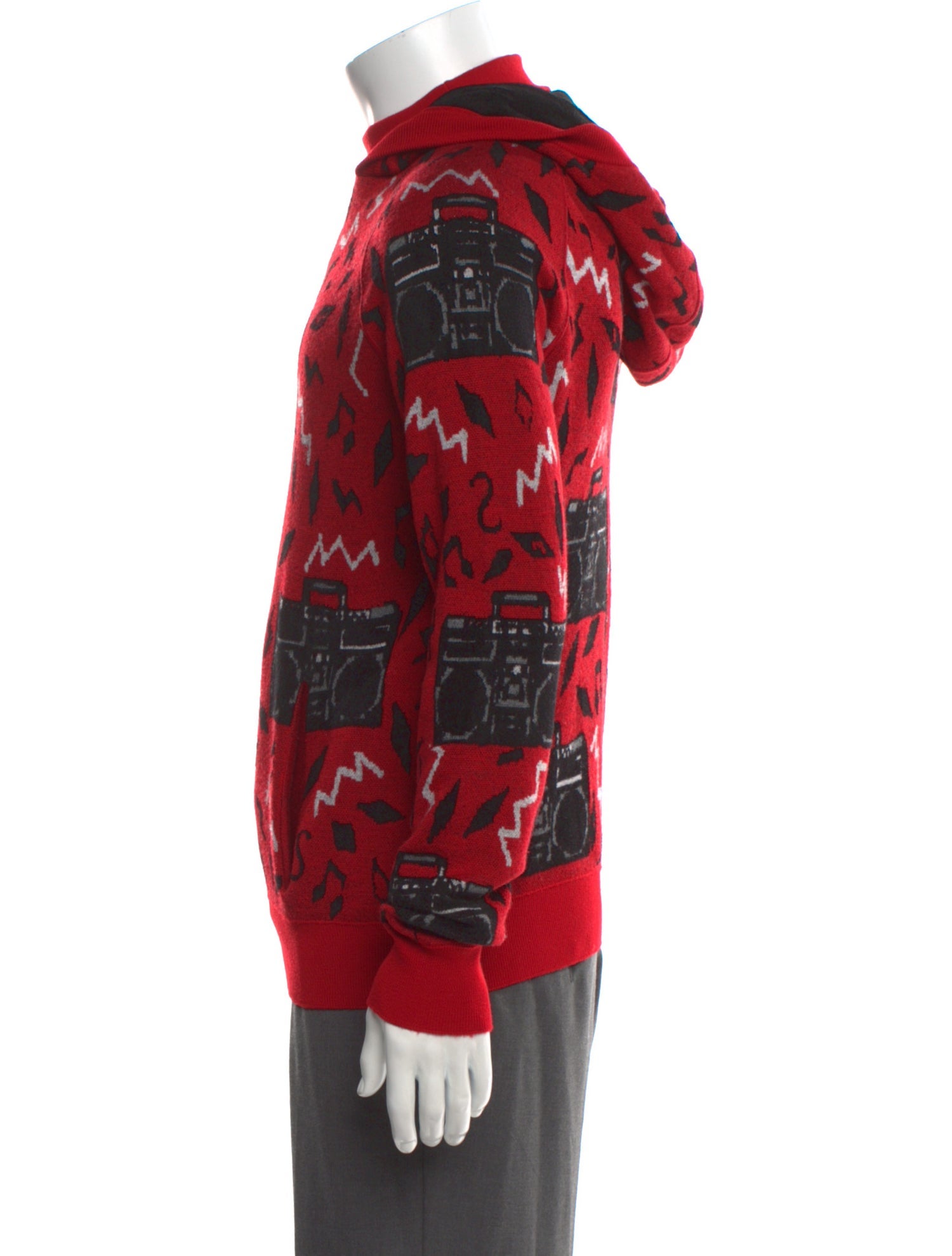 Saint Laurent 2019 Boom Box Intarsia Pullover