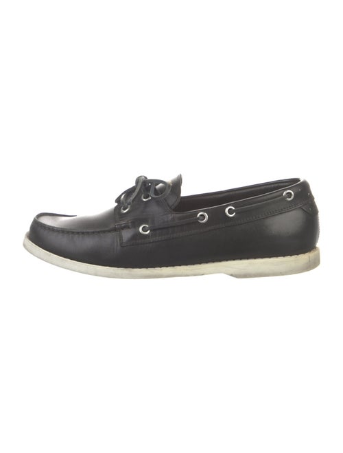 Saint Laurent Leather Boat Shoes
